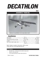 Seagull Models DECATHLON ARTF Assembly Manual предпросмотр