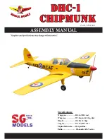 Seagull Models DHC-1 Chipmunk Assembly Manual preview