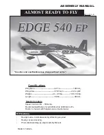 Preview for 1 page of Seagull Models EDGE 540 EP Assembly Manual