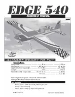 Preview for 21 page of Seagull Models EDGE 540 Instruction Manual