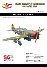 Preview for 1 page of Seagull Models GIANT SCALE P-47 RAZORBACK 50-61cc/EP ARF Assembly Manual