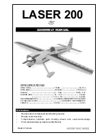 Preview for 1 page of Seagull Models Laser 200 Assembly Manual