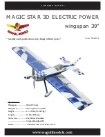 Preview for 1 page of Seagull Models Magic Star 3D EP Assembly Manual