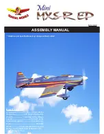 Seagull Models Mini MXS-R EP Assembly Manual preview