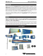 Preview for 2 page of Seagull Models Mini MXS-R EP Assembly Manual