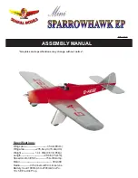 Seagull Models Mini Sparrowhawk EP Assembly Manual preview