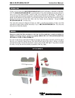 Предварительный просмотр 2 страницы Seagull Models Mini Sparrowhawk EP Assembly Manual