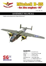 Seagull Models Mitchell B-25 Assembly Manual preview