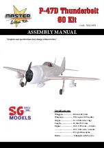 Preview for 1 page of Seagull Models P-47D Thunderbolt 60 Assembly Manual