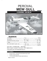 Preview for 1 page of Seagull Models PERCIVAL MEW GULL Assembly Manual