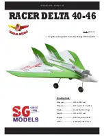 Preview for 1 page of Seagull Models RACER DELTA 40-46 Assembly Manual