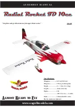 Seagull Models Radial Rocket JD 10cc Assembly Manual preview