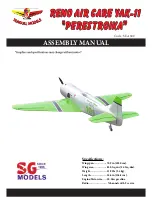 Seagull Models RENO AIR CARE YAK-11 PERESTROIKA Assembly Manual preview