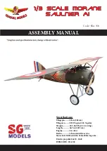 Seagull Models SEA 358 Assembly Manual preview