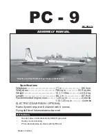 Preview for 1 page of Seagull Models SEA 94 Pilatus PC-9 Assembly Manual