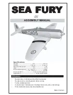 Preview for 1 page of Seagull Models SEA FURY Assembly Manual