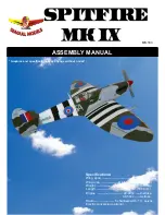 Seagull Models Spitfire Mk IX Assembly Manual preview