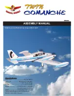 Seagull Models TWIN COMANCHE Assembly Manual preview