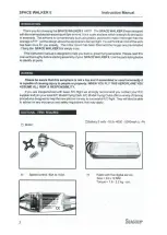 Предварительный просмотр 2 страницы Seagull Space Walker II Assembly Manual