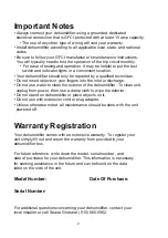 Preview for 3 page of Seaira Global WatchDog NXT120 Installation And Operation Manual