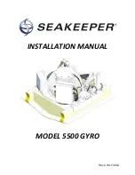 Предварительный просмотр 1 страницы Seakeeper 5500 GYRO Installation Manual