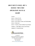 Предварительный просмотр 2 страницы Seakeeper 7000 GYRO Operation Manual