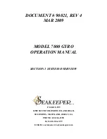 Предварительный просмотр 3 страницы Seakeeper 7000 GYRO Operation Manual