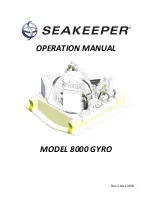 Предварительный просмотр 1 страницы Seakeeper 8000 GYRO Operation Manual