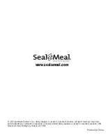 Preview for 8 page of Seal-a-Meal FSSMSL0160-033 Reference Manual