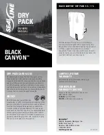 Seal Line BLACK CANYON DRY PACK I 65L Owner'S Manual preview