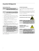 Preview for 4 page of SEAL 18XE Owner'S Operation Manual