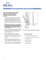 Preview for 6 page of SEAL Image 410 Owner'S Operation Manual