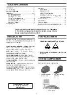 Preview for 2 page of SeaLand 1 2500 Series Owner'S Manual