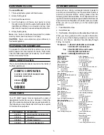 Предварительный просмотр 5 страницы SeaLand 711-M28 Owner'S Manual