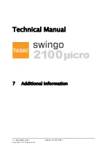 Preview for 142 page of Sealed Air Diversey Care TASKI swingo 2100 micro Technical Manual