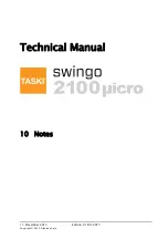 Preview for 149 page of Sealed Air Diversey Care TASKI swingo 2100 micro Technical Manual