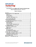 Sealed Air TurboTag USB User Manual preview