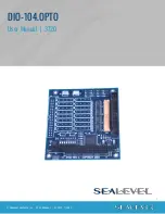 Предварительный просмотр 1 страницы SeaLevel 3710 User Manual