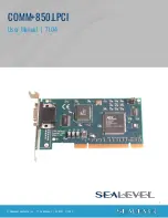 Preview for 1 page of SeaLevel COMM+850.LPCI User Manual