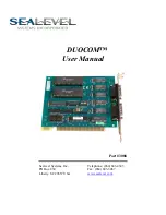 SeaLevel DuoCom User Manual предпросмотр