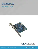 SeaLevel SeaLINK/PC.SC User Manual предпросмотр