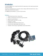 Preview for 3 page of SeaLevel ULTRA COMM+8.PCIe User Manual