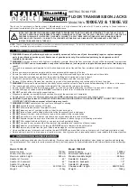 Sealey 1000E.V2 Instructions preview