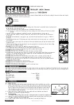 Preview for 1 page of Sealey 1153CXHV Instructions