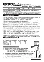 Preview for 1 page of Sealey 14HT Instructions