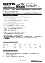 Sealey 1500HQ Instructions preview