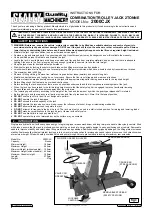 Sealey 2000CJX Instructions preview