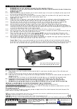 Preview for 2 page of Sealey 2000CJX Instructions