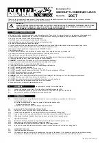 Preview for 1 page of Sealey 20CT Instructions