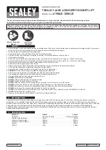 Sealey 2750LE Instructions preview